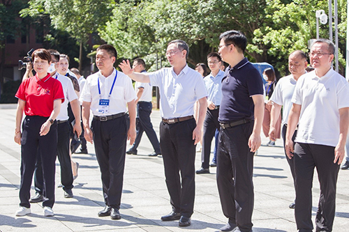 市委副书记、市长陈恢清一行到开云·体育,开云（中国）检查湖南省第一届职业技能大赛筹备工作情况